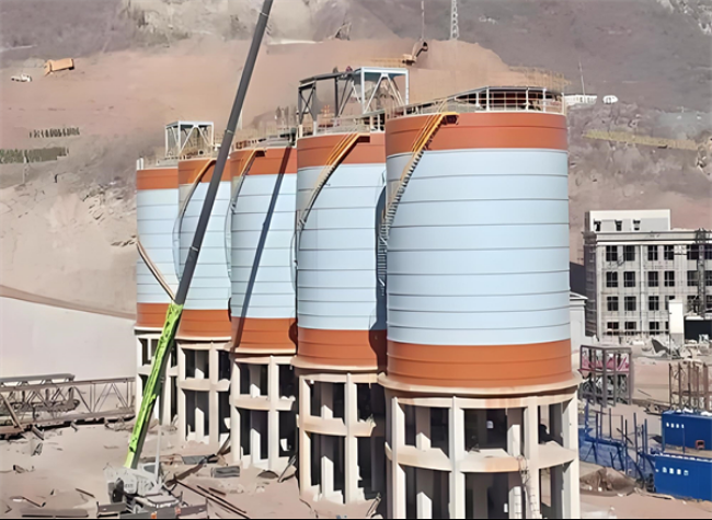 京山高架钢板仓